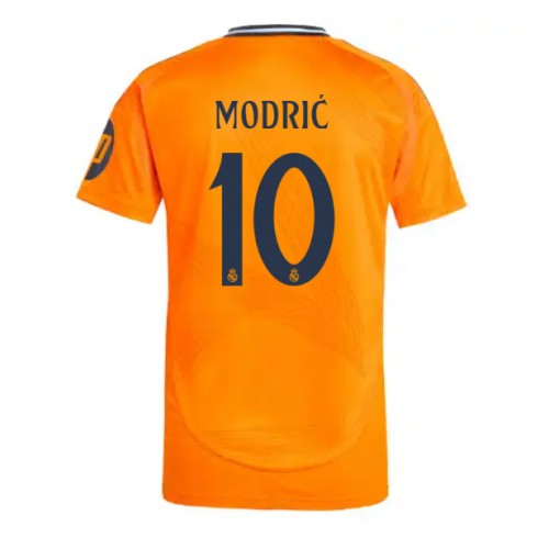 Fotbalové Dres Real Madrid Luka Modric #10 Venkovní 2024-25 Krátký Rukáv